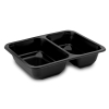 Miska zatavovací PP 2dílná černá 227 × 178 × 50 mm, karton 500 ks