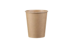 Papírový kelímek kraft 240 ml (8 oz) Ø 80 mm, 50 ks