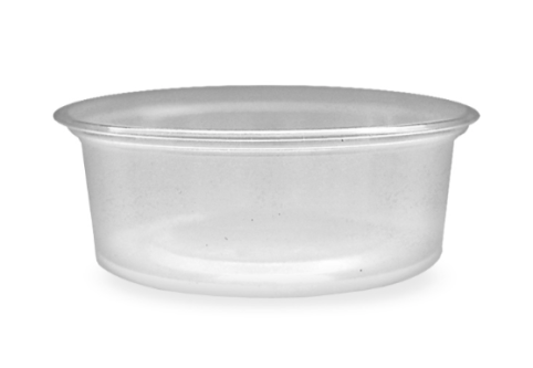 Dresinková miska průhledná 80 ml (PP), 50 ks