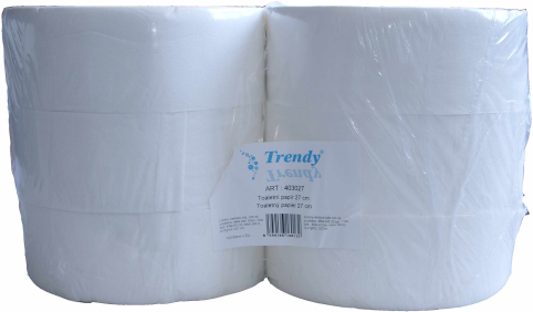 Toaletní papír JUMBO SPECIÁL 27 cm, 2 vrstvý, bílý