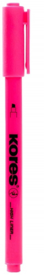 Zvýrazňovač Kores High Liner - Růžový
