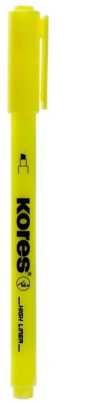 Zvýrazňovač Kores High Liner - Žlutý
