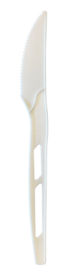 Nůž EKO - CPLA pevný, 17 cm, 50 ks