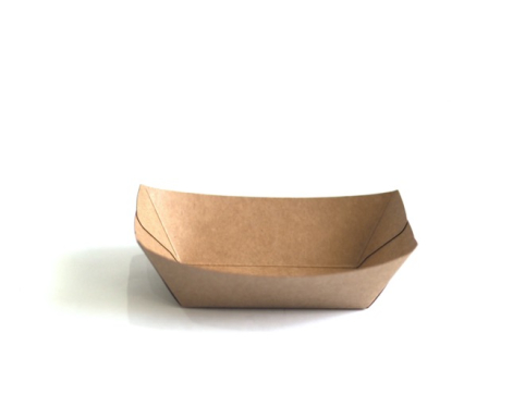Miska kraft 17,5 x 11,5 x 4,8 cm, 50 ks