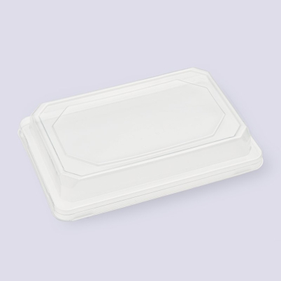 Víčko PET na EKO Sushi misku TS 08, 50 ks