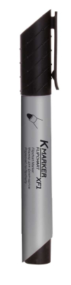 Popisovač Kores K-Marker na flipcharty, kulatý hrot, černý