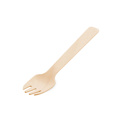 Vidlička na moučník dřevěná 10,5 cm, 100 ks