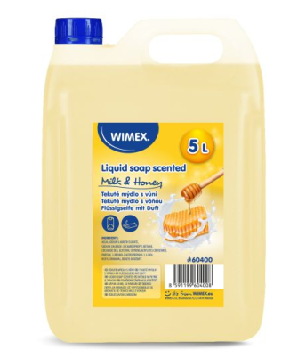 Tekuté mýdlo "Mléko & Med" 5 litrů, 1 ks
