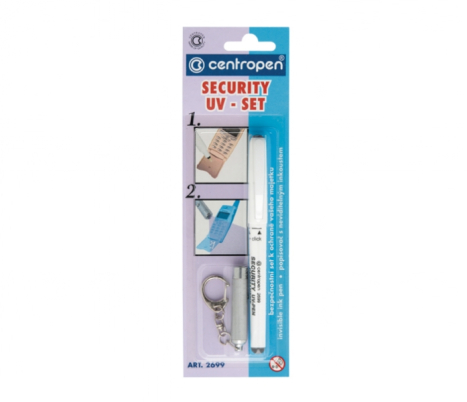 Popisovač CENTROPEN 2699 Security UV - set klíčový