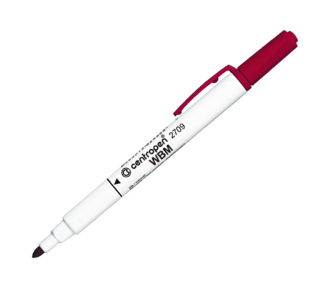 Popisovač CENTROPEN 2709 červený stíratelný