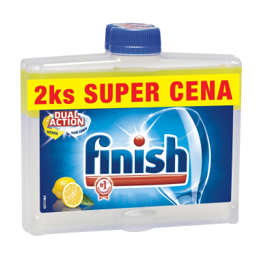 Finish čistič myček Lemon 250ml 1+1 Duo