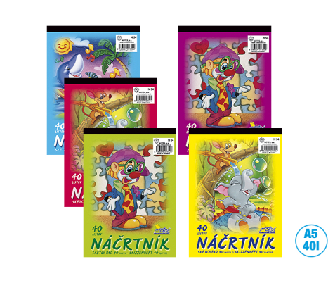 Náčrtník A5 40l N54