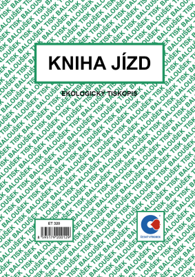 Kniha jízd A5,maxi /fir. a sou.voz. ob/ ET320