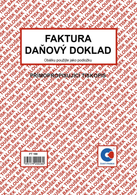 Faktura - daňový doklad A5 PT199