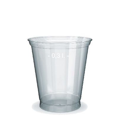 Kelímek z PET 0,3 l (průměr 95 mm), 50 ks