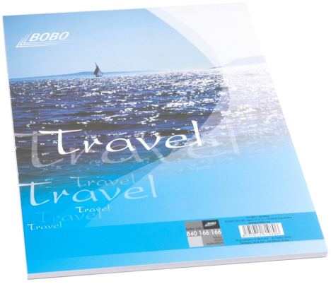 Blok lepený A4 čistý TRAVEL BOBO