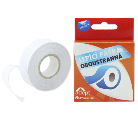 Lepící páska oboustranná 19 mm x 10 m